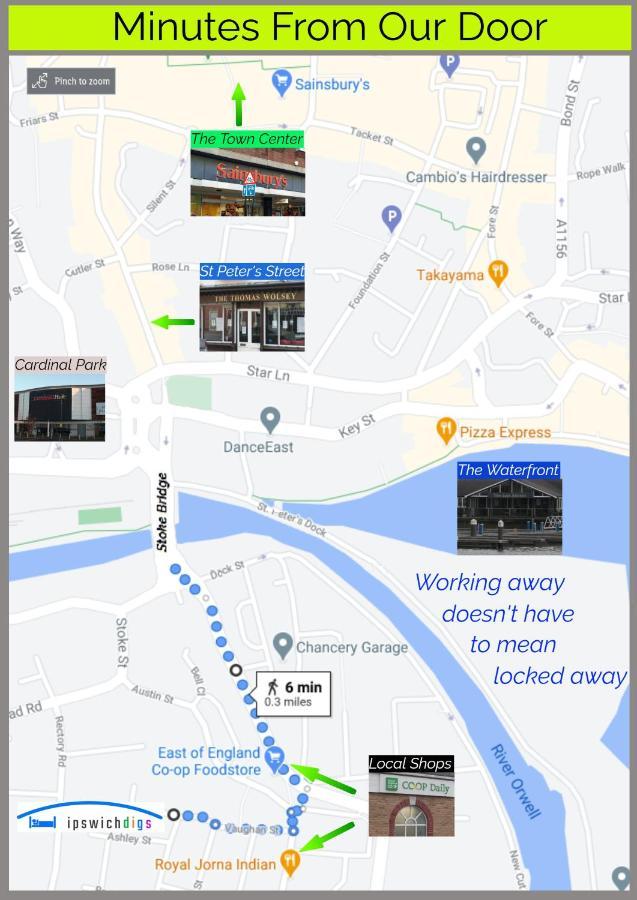 Victorian Terrace Old Stoke - With Self Check In And Free Parking - At Ipswichdigs Guest house
