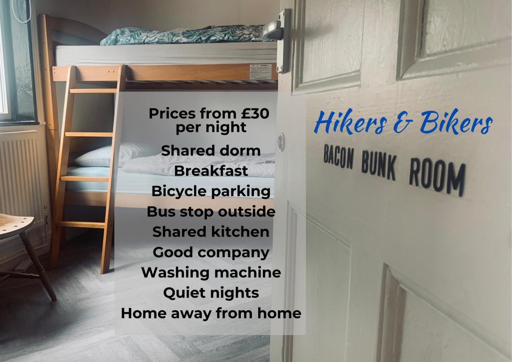 Bed & Breakfast Hikers & Bikers Refuge *